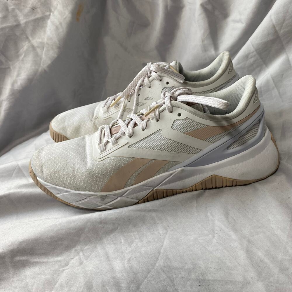 Reebok‎ Womans Nanoflex Training Sneakers Shoes SZ 8 Running Walking Workout